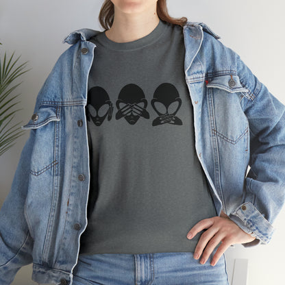 Alien Hear No Evil, See No Evil, Speak No Evil Tee