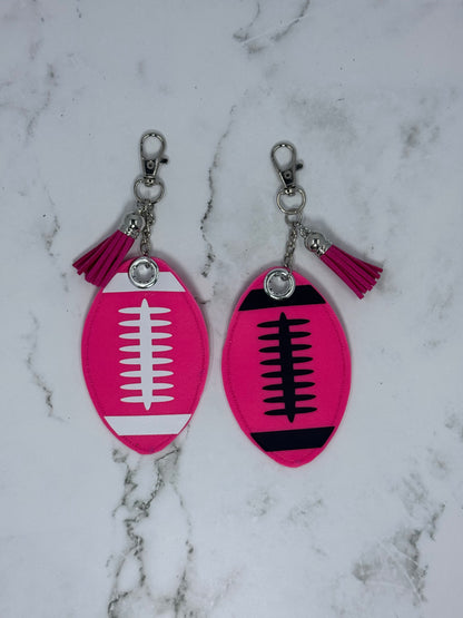 Football Chapstick Keychain