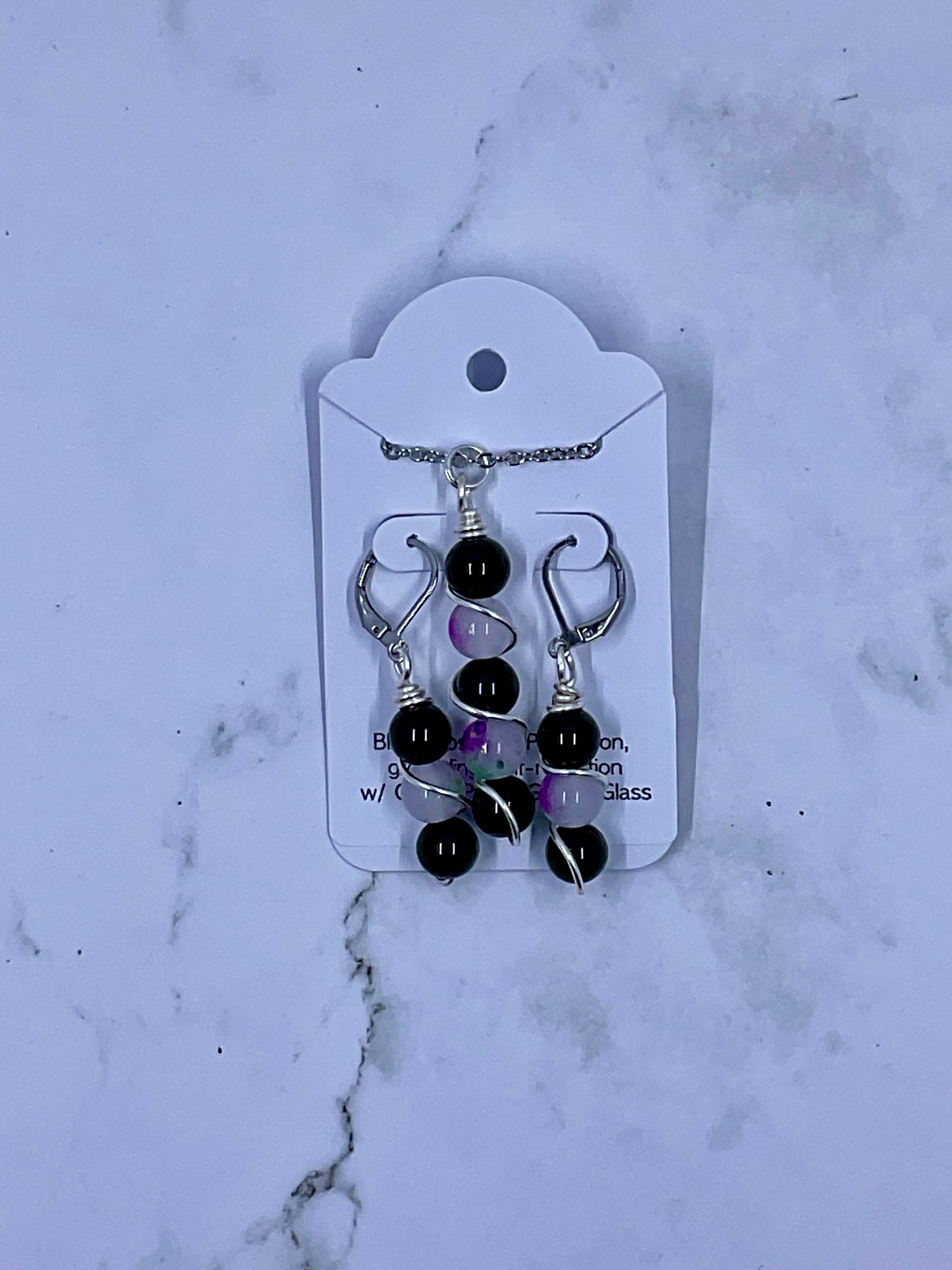 Wrapped Bead Necklace (NECKLACE ONLY)
