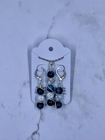 Wrapped Bead Necklace (NECKLACE ONLY)