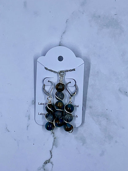 Wrapped Bead Necklace (NECKLACE ONLY)