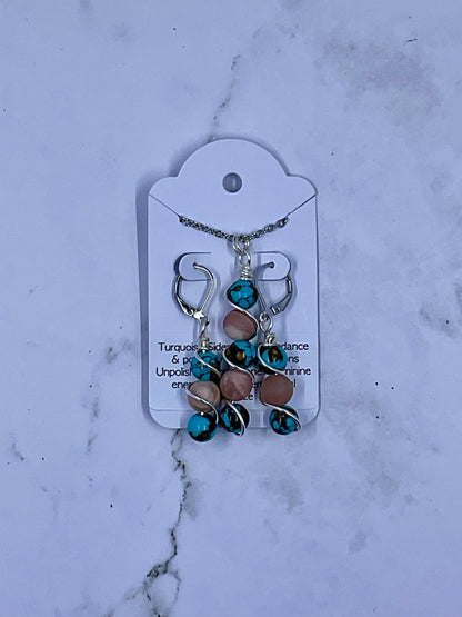 Wrapped Bead Necklace (NECKLACE ONLY)