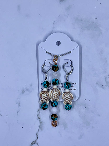 Wrapped Bead Necklace (NECKLACE ONLY)