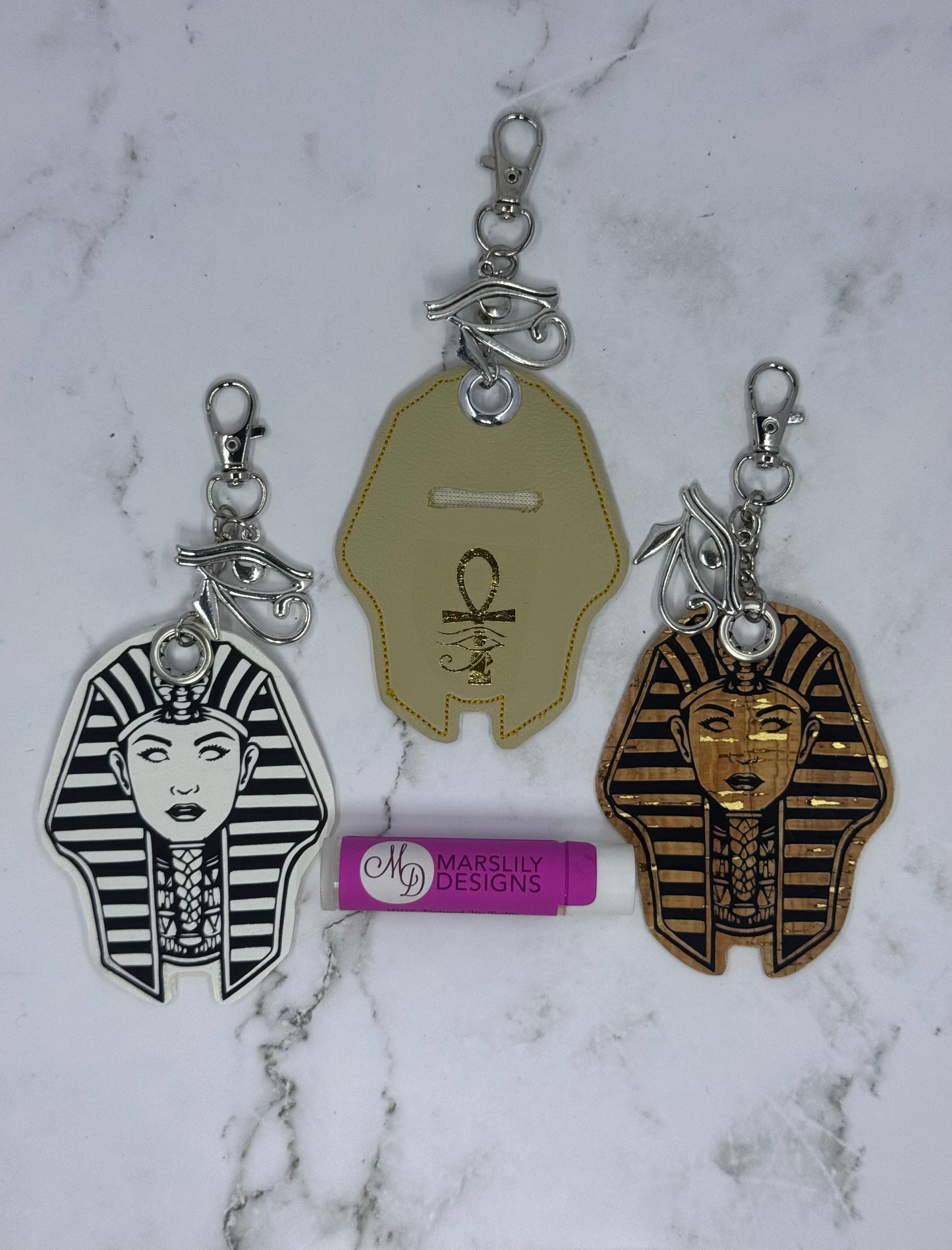 Cleopatra Chapstick Keychain