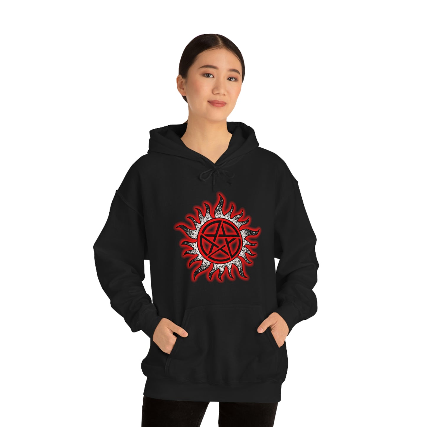 NEON Anti-Possession Hoodie - Red