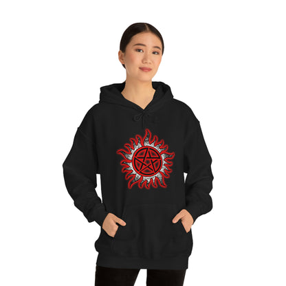 NEON Anti-Possession Hoodie - Red