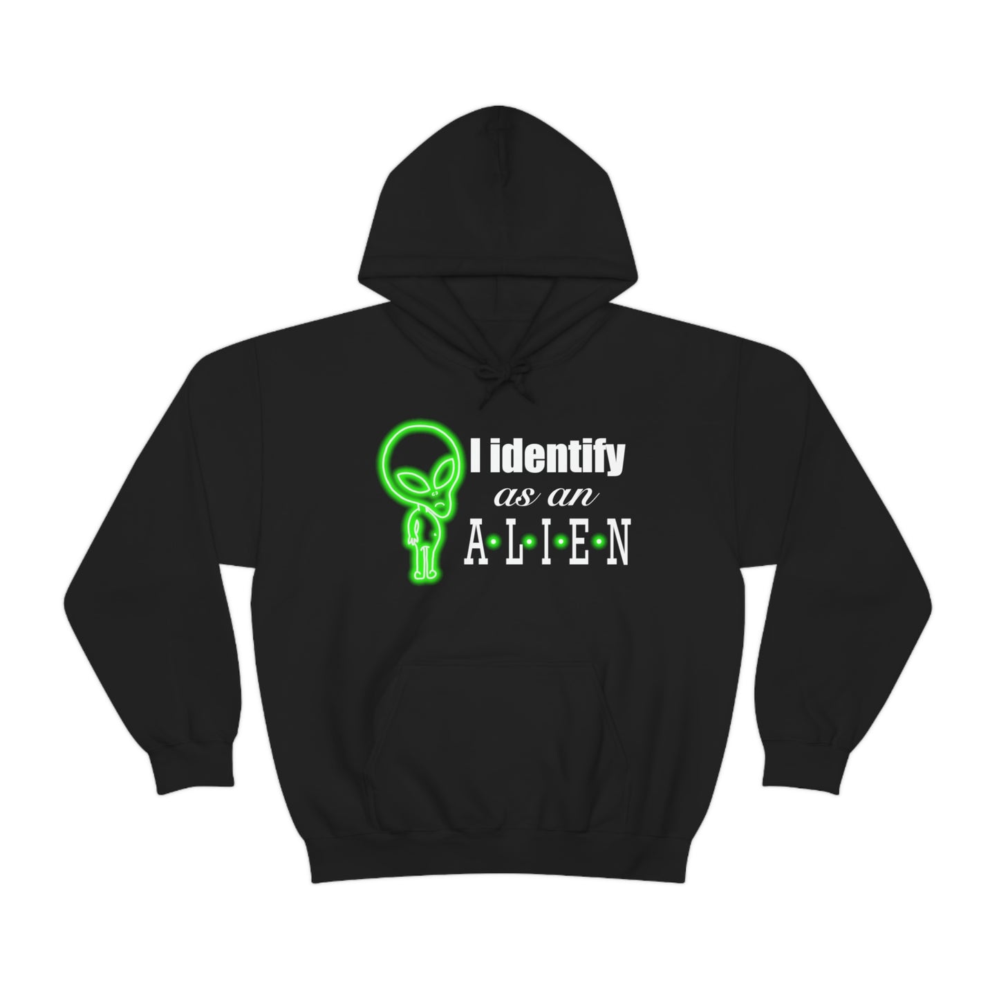 NEON I Identify As An Alien (FULL) Hoodie