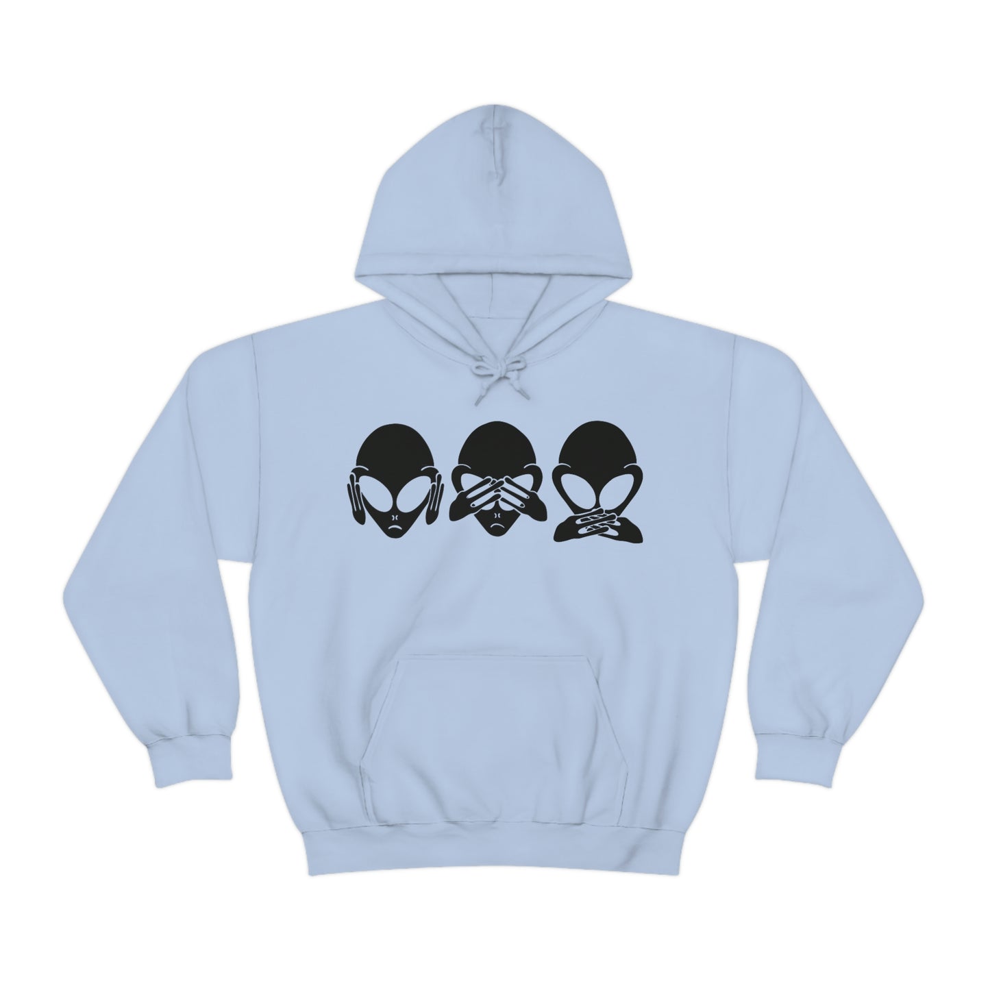 Alien Hear No Evil, See No Evil, Speak No Evil Hoodie