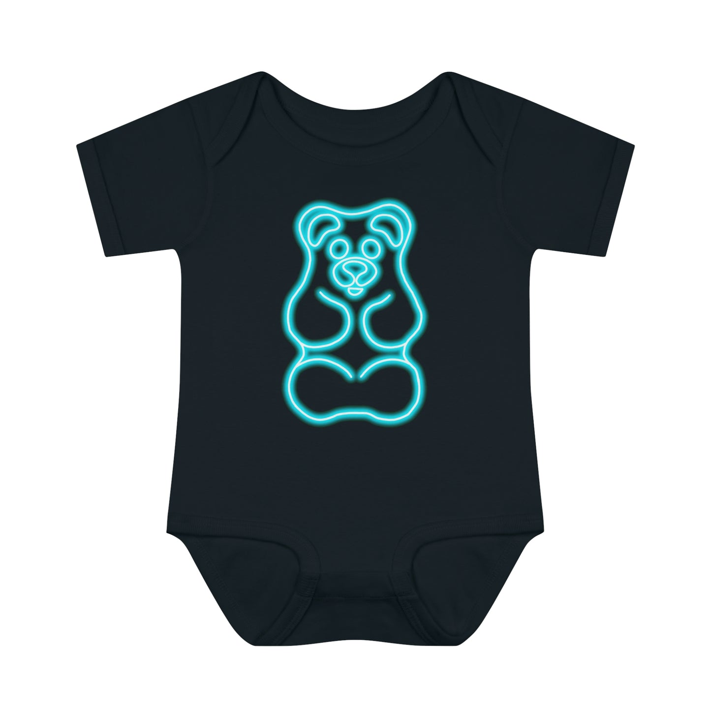 Infant NEON Gummy Bear Body Suit - Blue