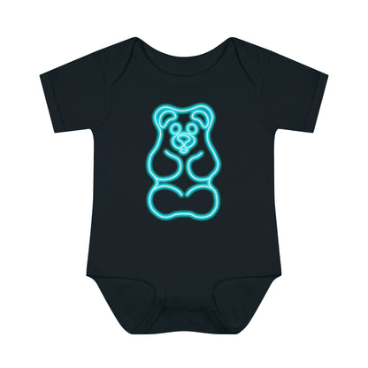 Infant NEON Gummy Bear Body Suit - Blue