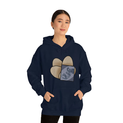 Dinosaur Eggs X-Ray Triceratops Hoodie