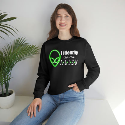 NEON I Identify As An Alien Sweatshirt