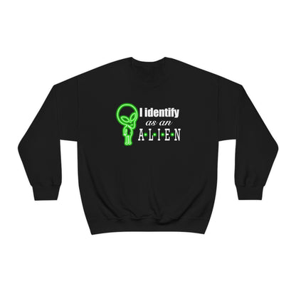 NEON I Identify As An Alien (FULL) Sweatshirt