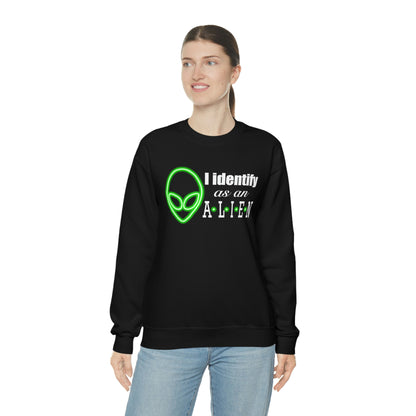 NEON I Identify As An Alien Sweatshirt