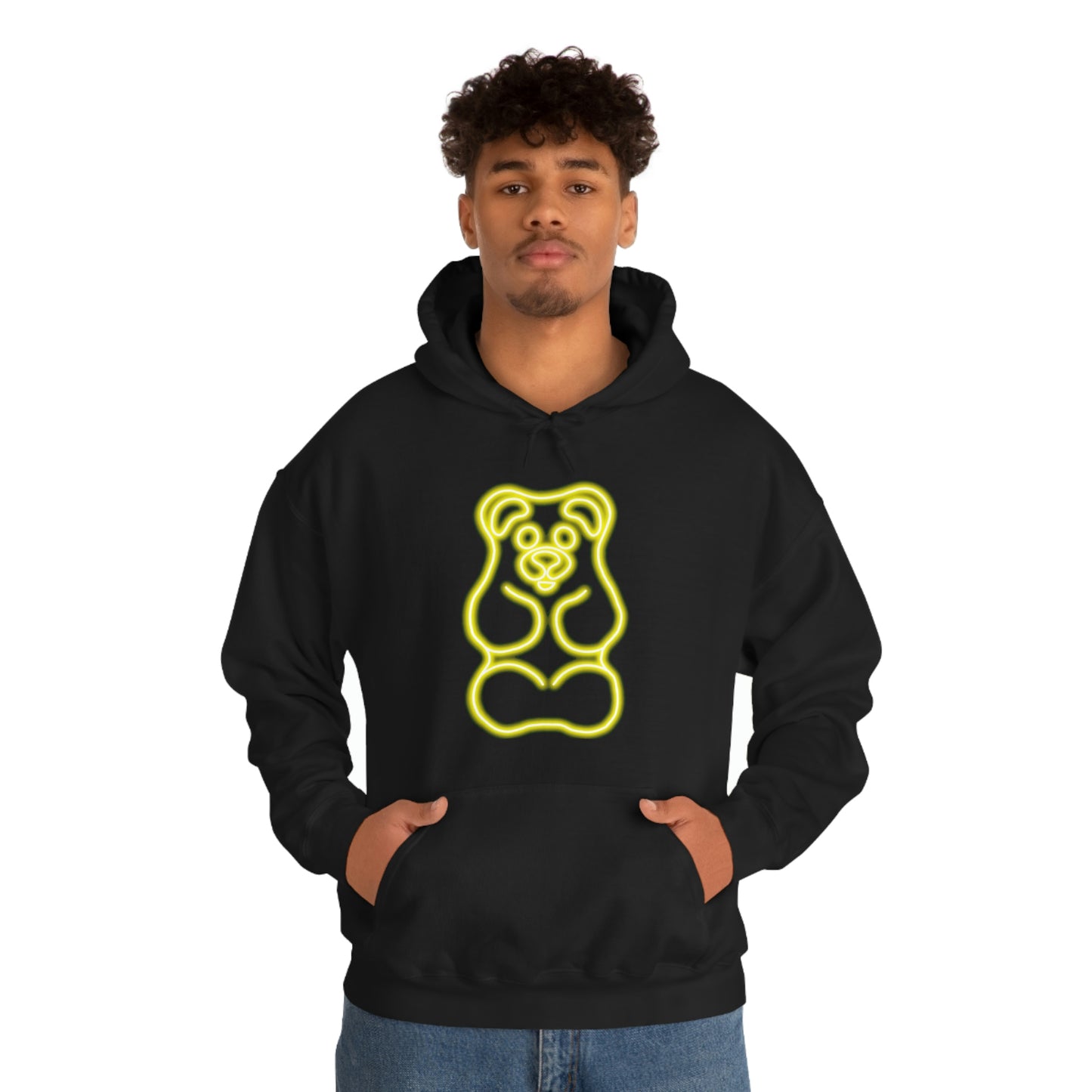 NEON Gummy Bear Hoodie - Yellow