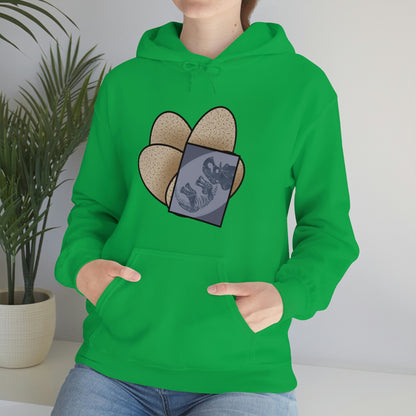 Dinosaur Eggs X-Ray Triceratops Hoodie