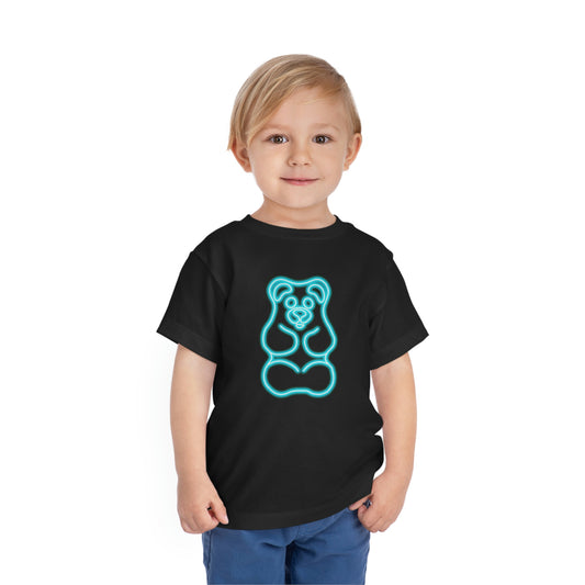 Toddler NEON Gummy Bear Tee - Blue