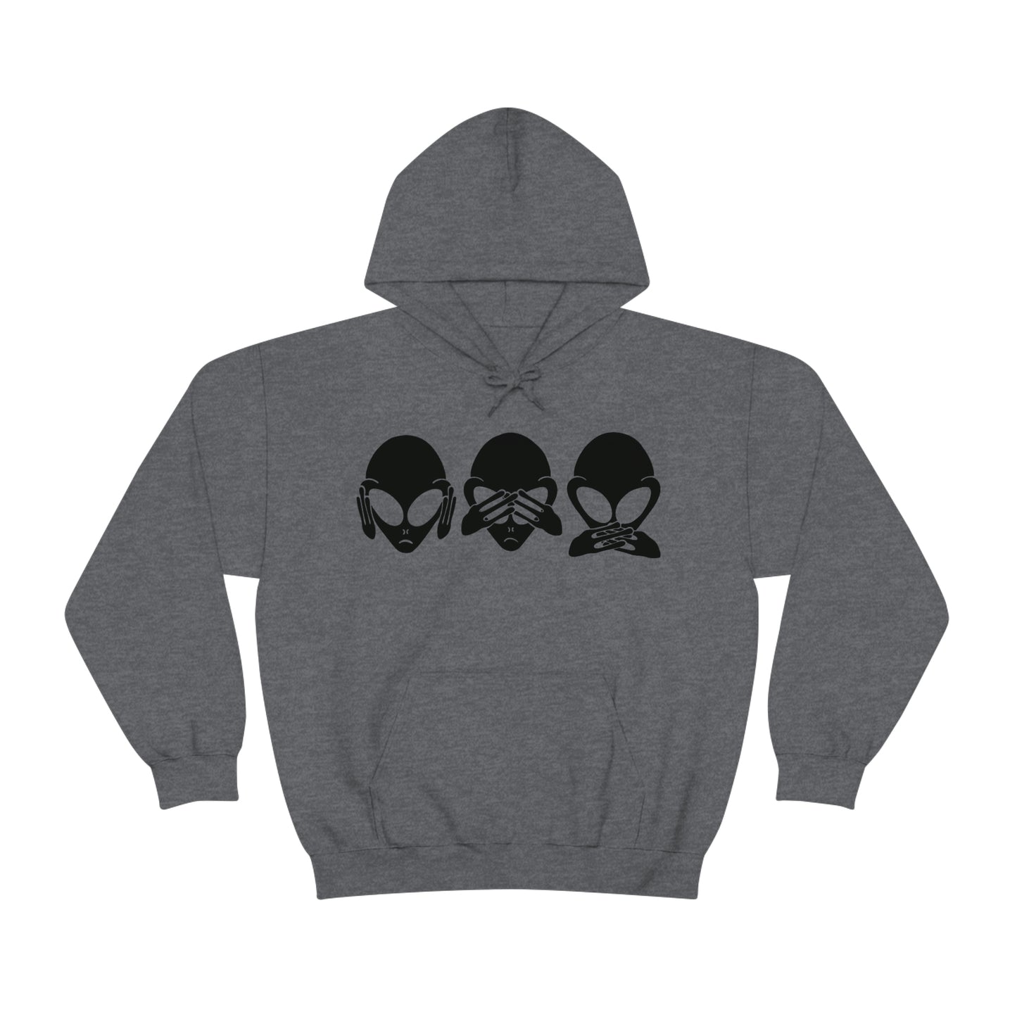 Alien Hear No Evil, See No Evil, Speak No Evil Hoodie