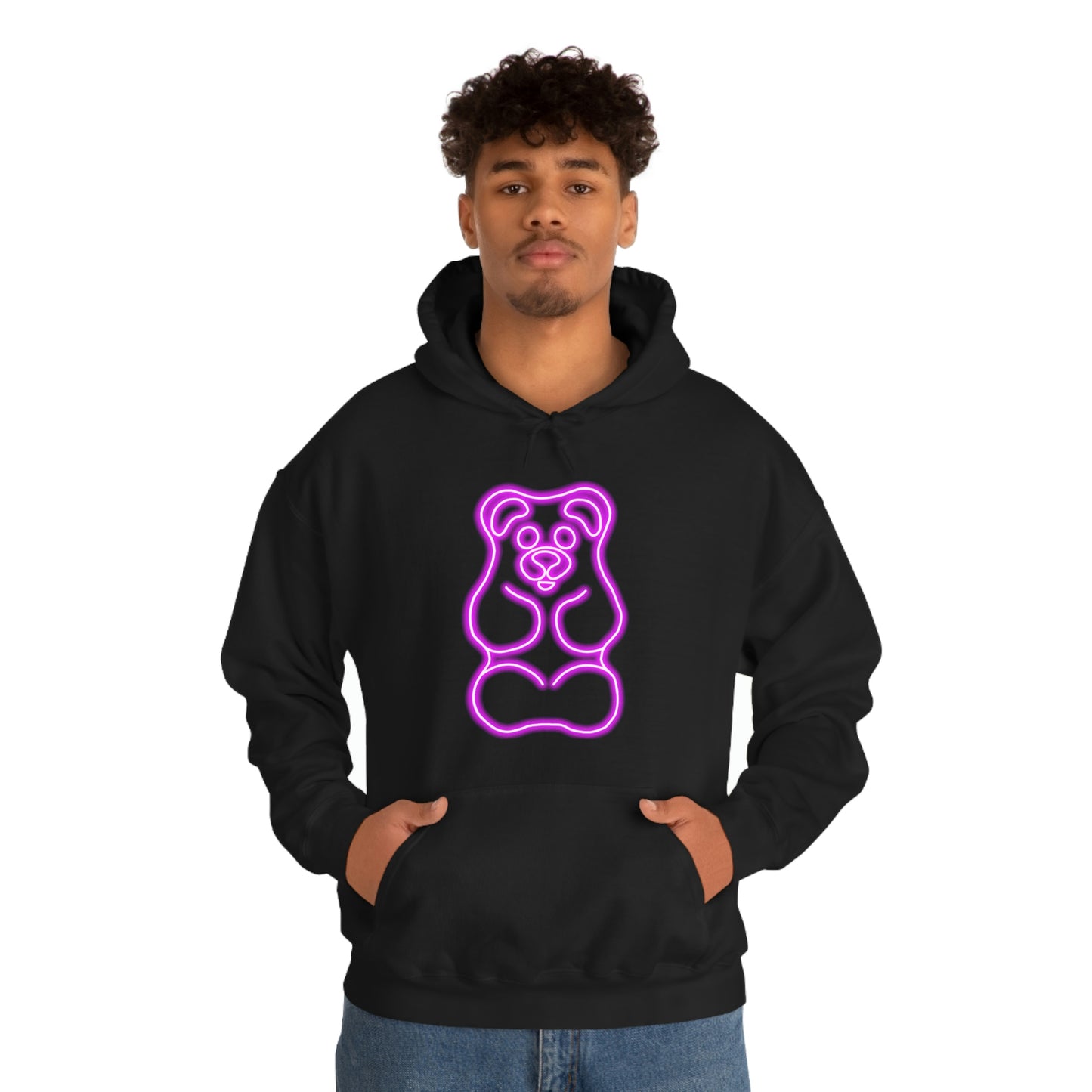 NEON Gummy Bear Hoodie - Pink