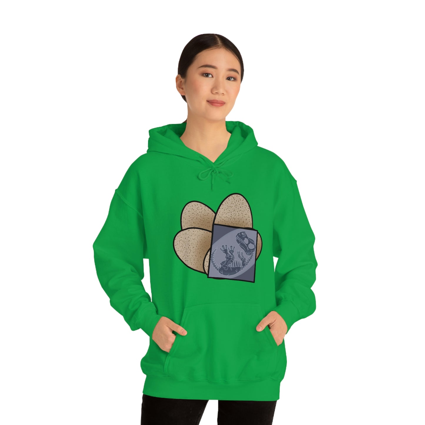 Dinosaur Eggs X-Ray T-Rex Hoodie