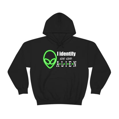 NEON I Identify As An Alien Hoodie