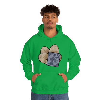 Dinosaur Eggs X-Ray Brachiosaurus Hoodie