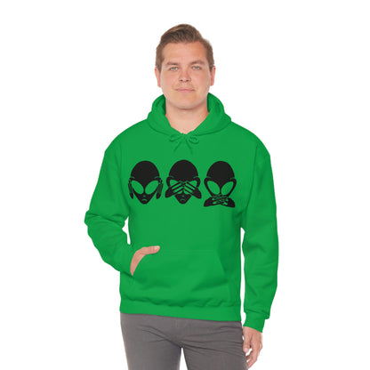 Alien Hear No Evil, See No Evil, Speak No Evil Hoodie