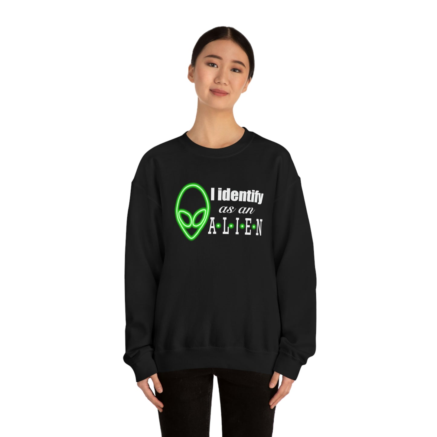 NEON I Identify As An Alien Sweatshirt