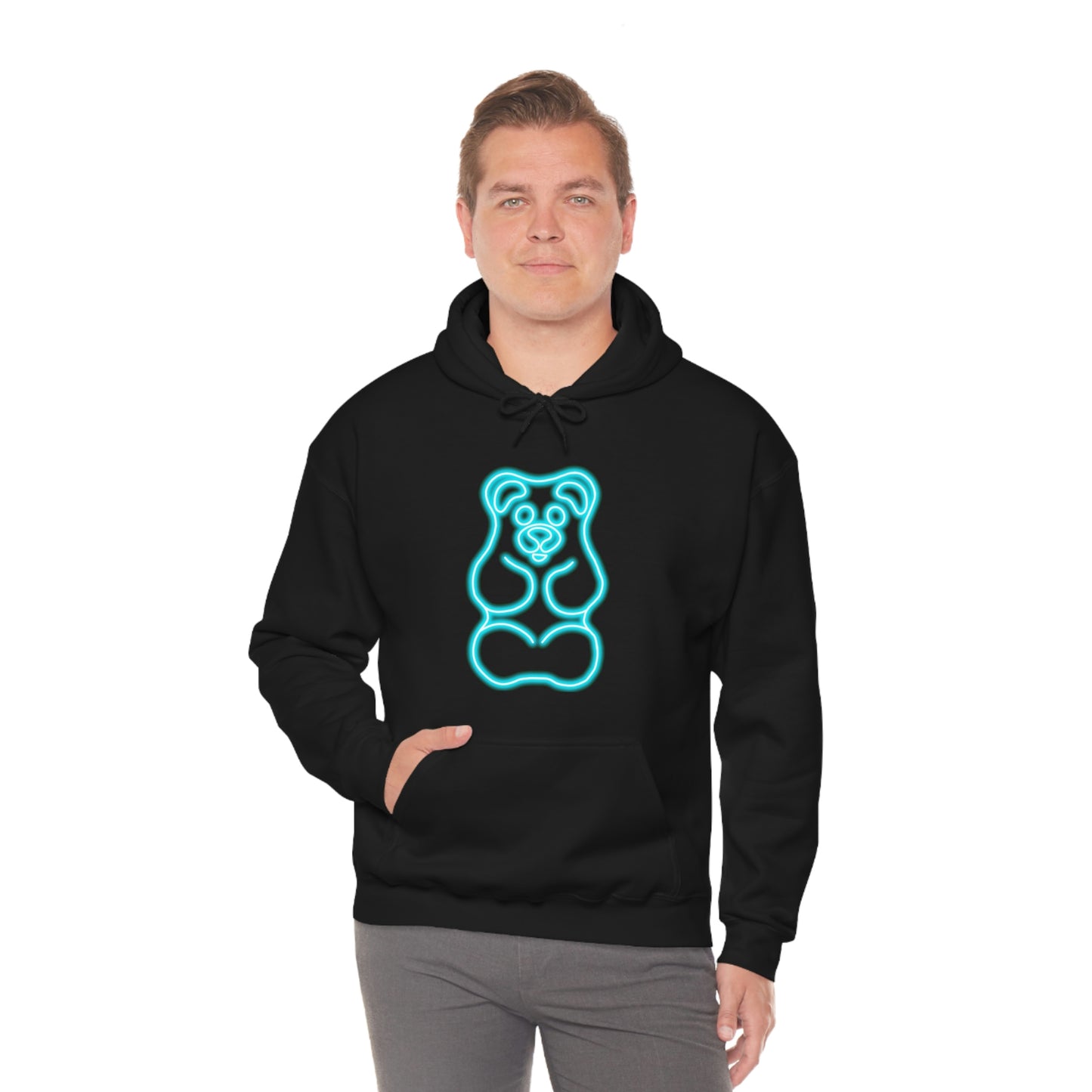 NEON Gummy Bear Hoodie - Blue