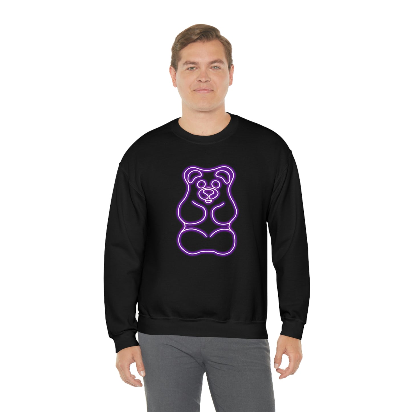 NEON Gummy Bear Sweatshirt - Purple