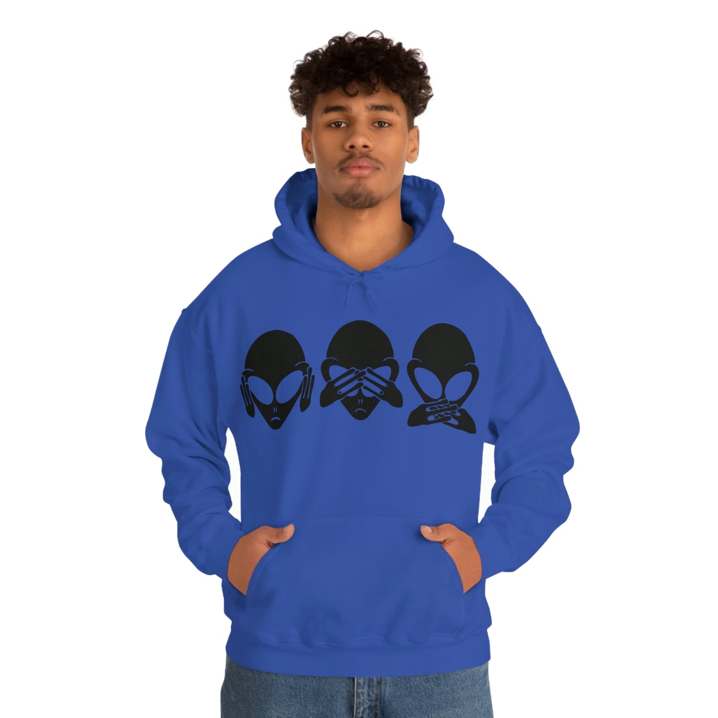 Alien Hear No Evil, See No Evil, Speak No Evil Hoodie