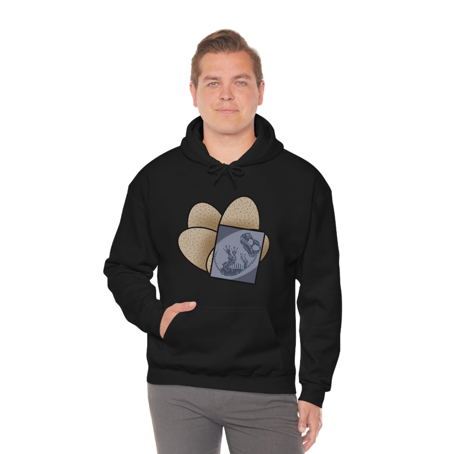 Dinosaur Eggs X-Ray T-Rex Hoodie