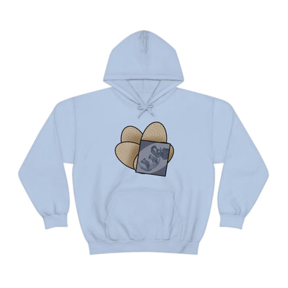 Dinosaur Eggs X-Ray Triceratops Hoodie