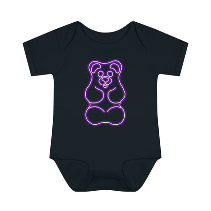 Infant NEON Gummy Bear Body Suit - Purple