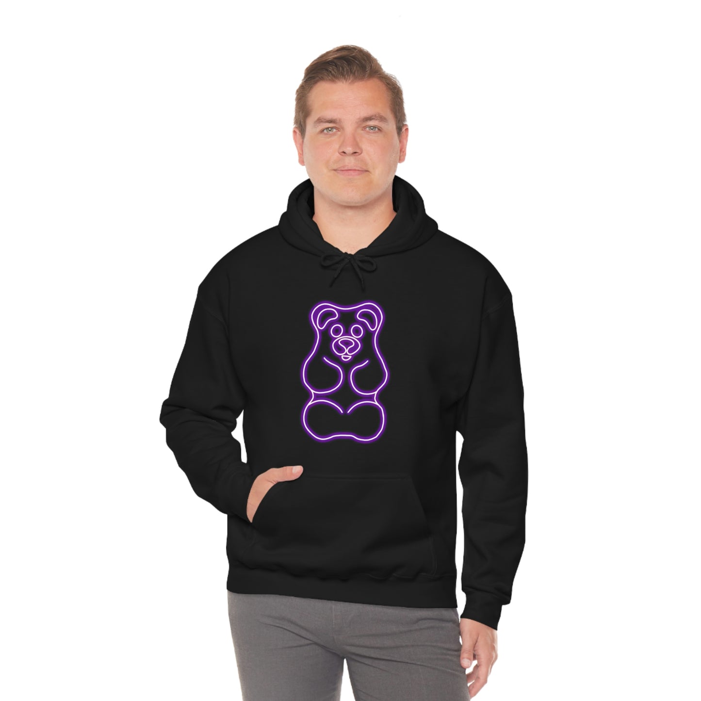 NEON Gummy Bear Hoodie - Purple