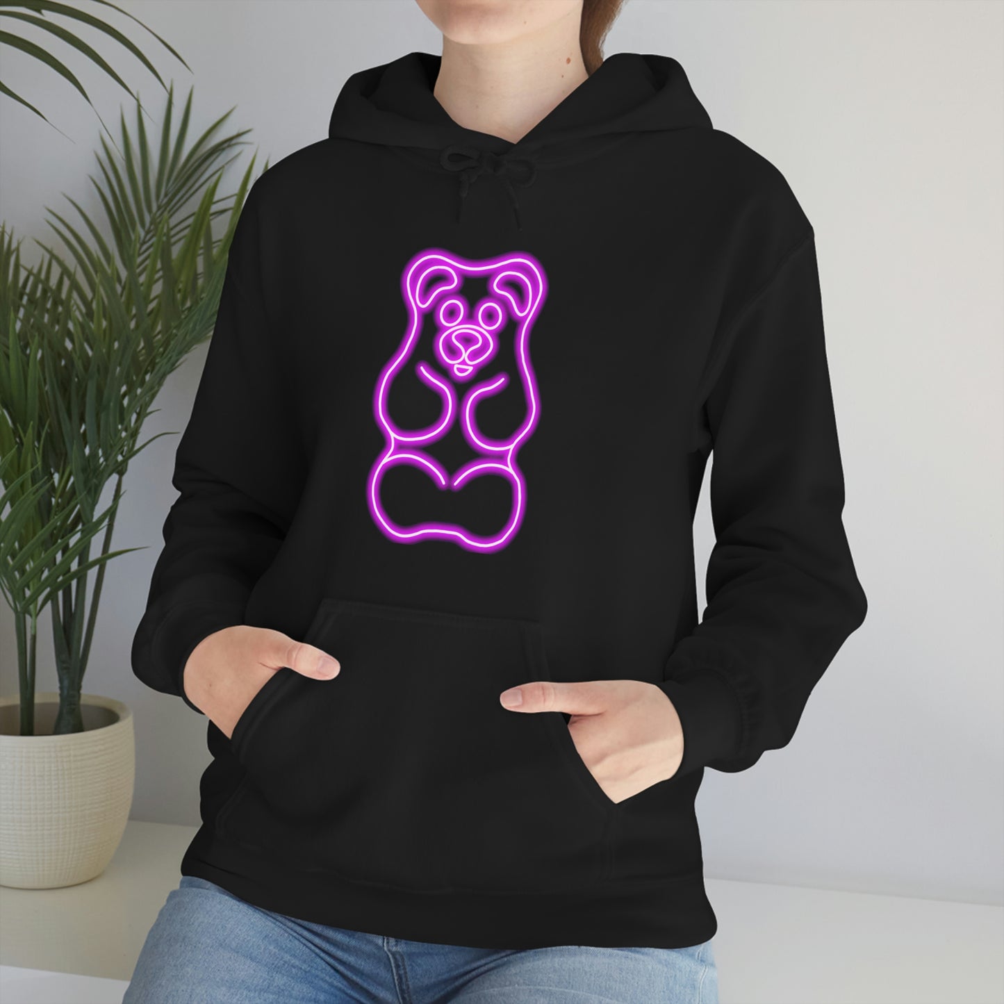 NEON Gummy Bear Hoodie - Pink