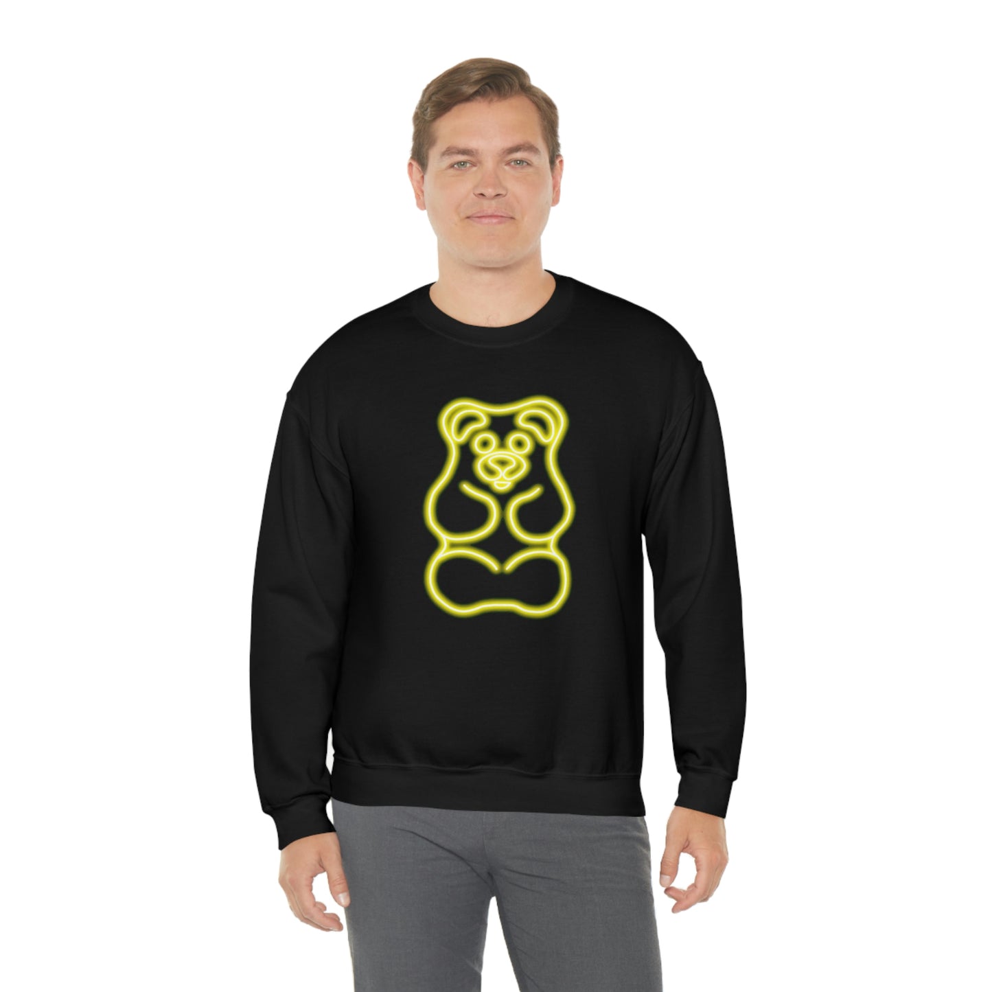 NEON Gummy Bear Sweatshirt - Yellow