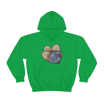 Dinosaur Eggs X-Ray Triceratops Hoodie