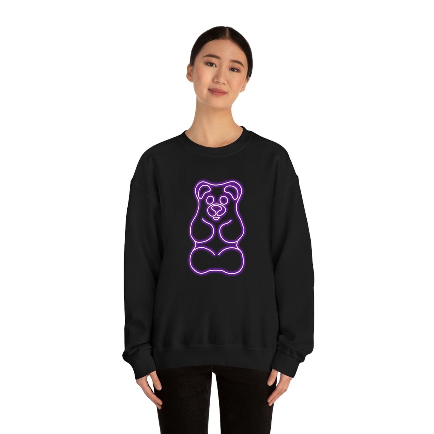 NEON Gummy Bear Sweatshirt - Purple