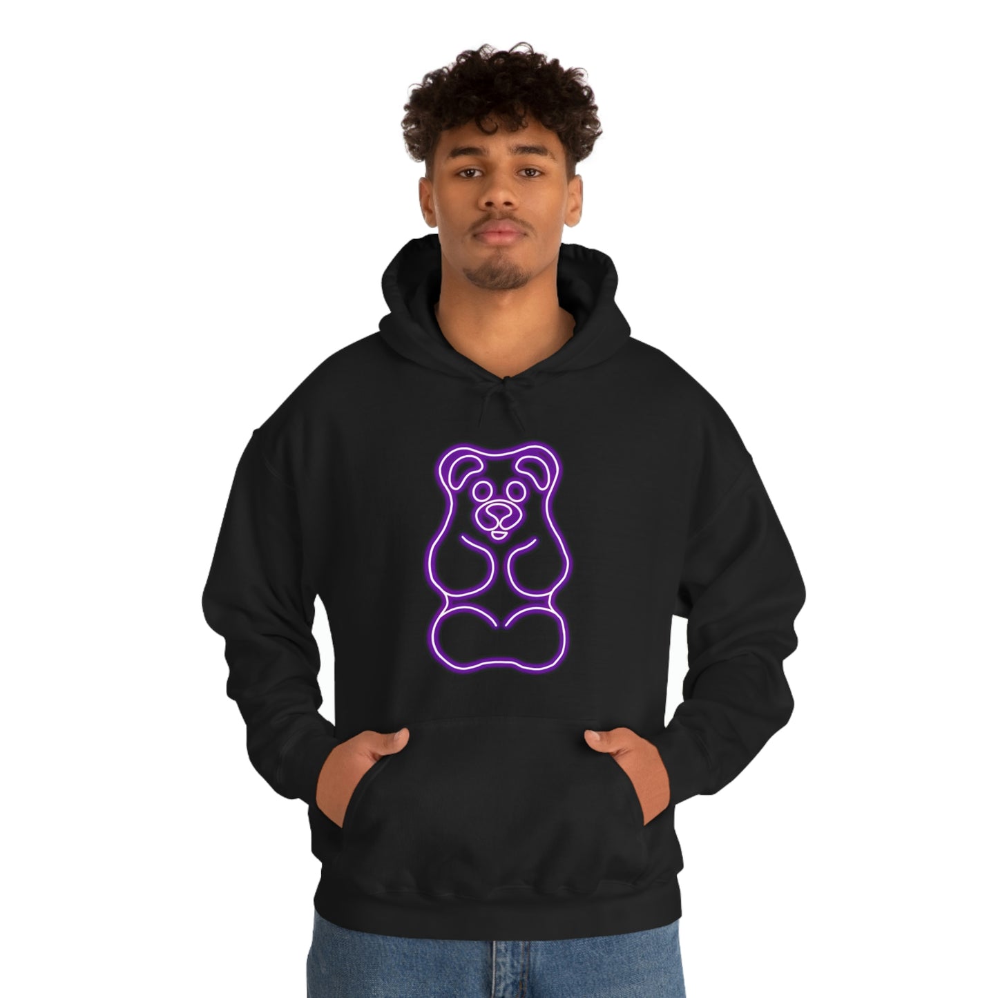 NEON Gummy Bear Hoodie - Purple