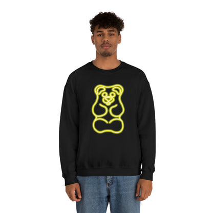 NEON Gummy Bear Sweatshirt - Yellow