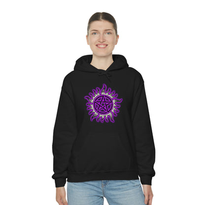 NEON Anti-Possession Hoodie - Purple