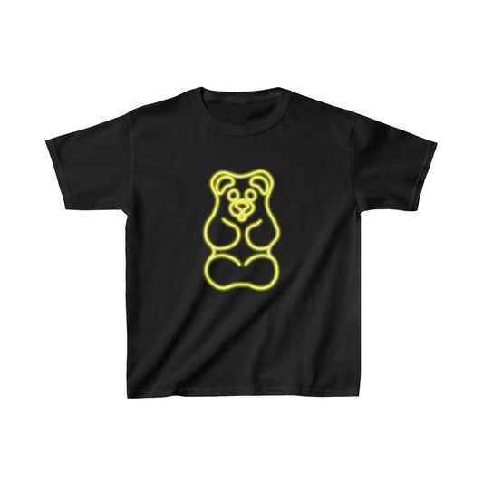 Kids NEON Gummy Bear Tee - Yellow