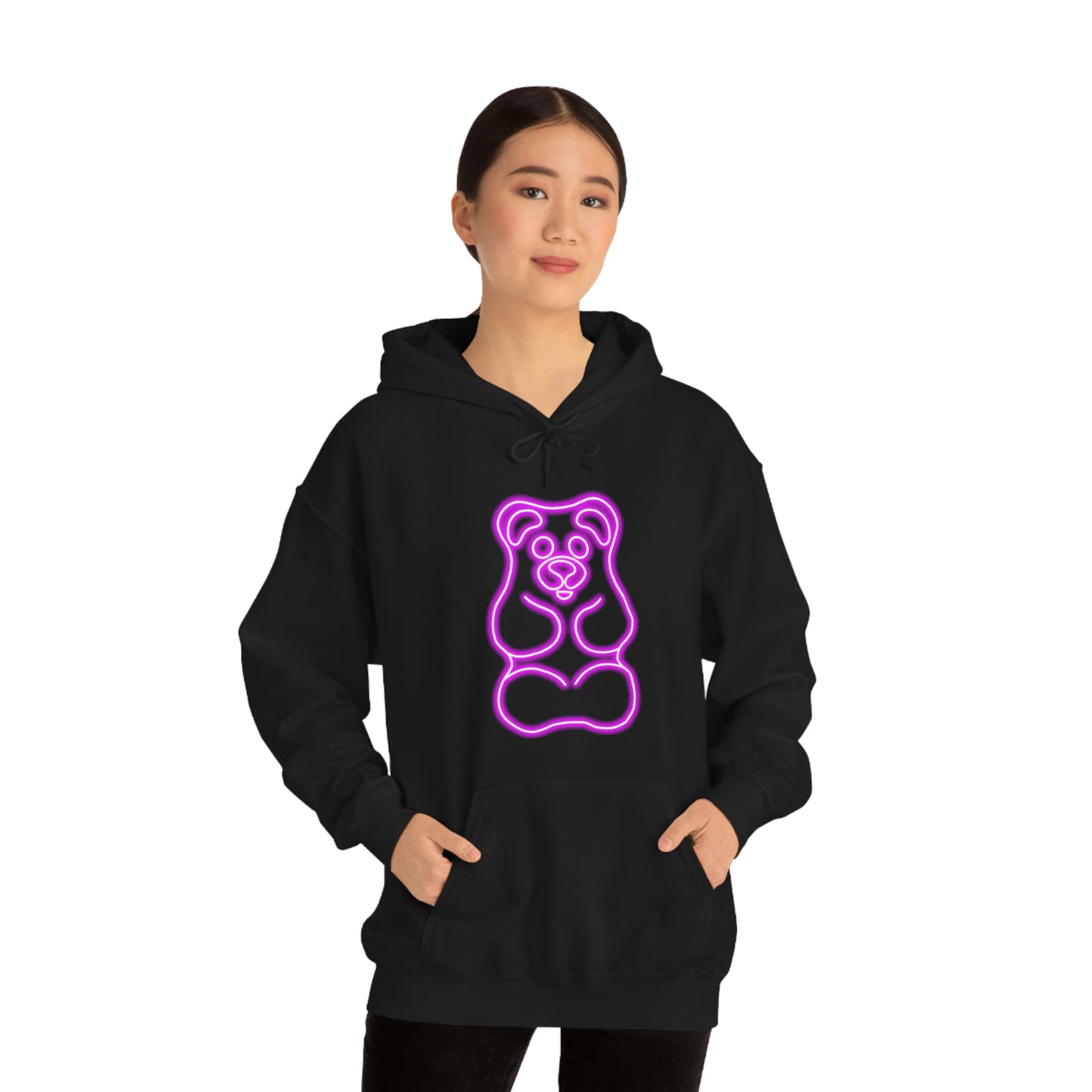 NEON Gummy Bear Hoodie - Pink