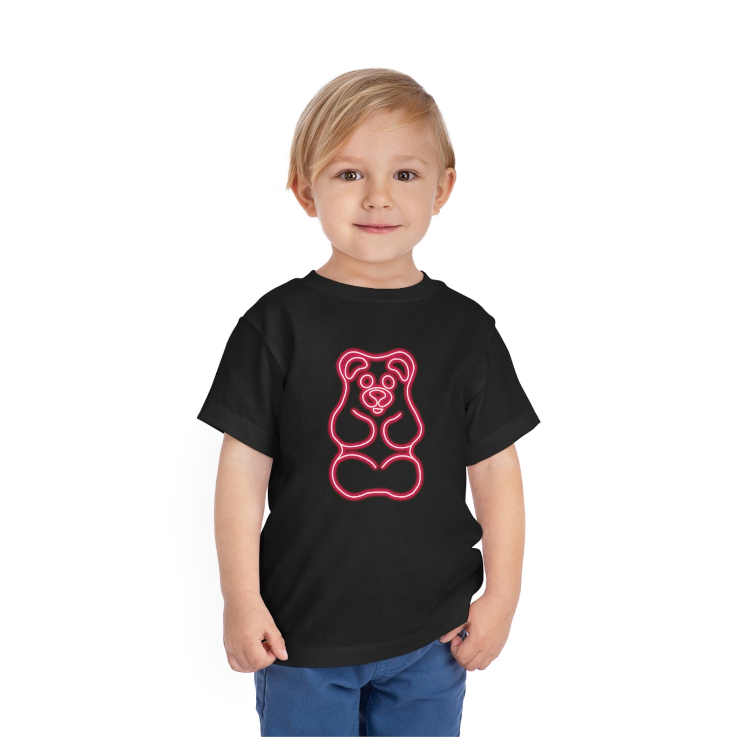 Toddler NEON Gummy Bear Tee - Red