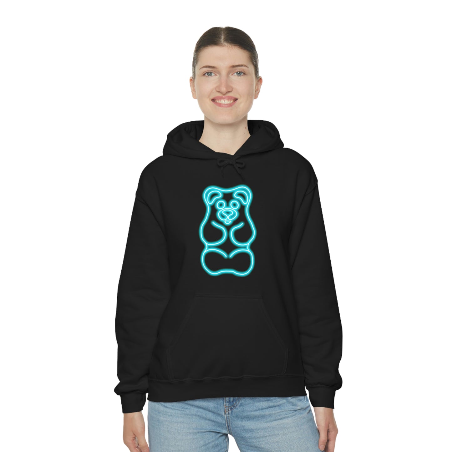 NEON Gummy Bear Hoodie - Blue