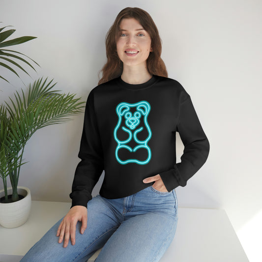 NEON Gummy Bear Sweatshirt - Blue