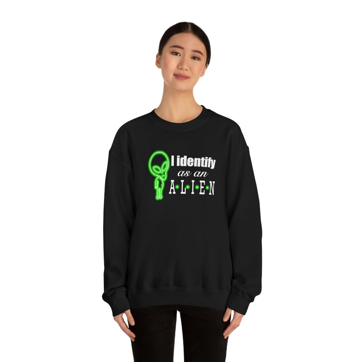 NEON I Identify As An Alien (FULL) Sweatshirt