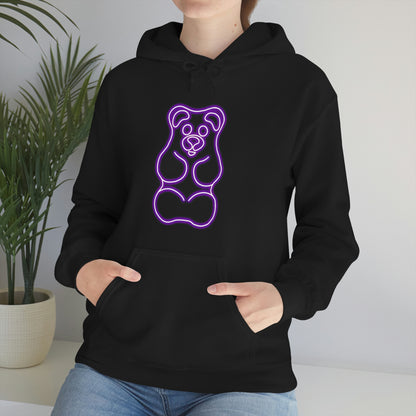 NEON Gummy Bear Hoodie - Purple