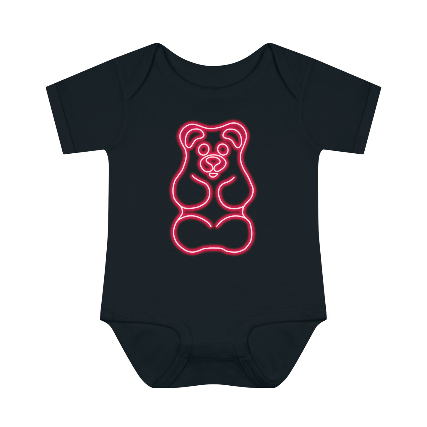 Infant NEON Gummy Bear Body Suit - Red